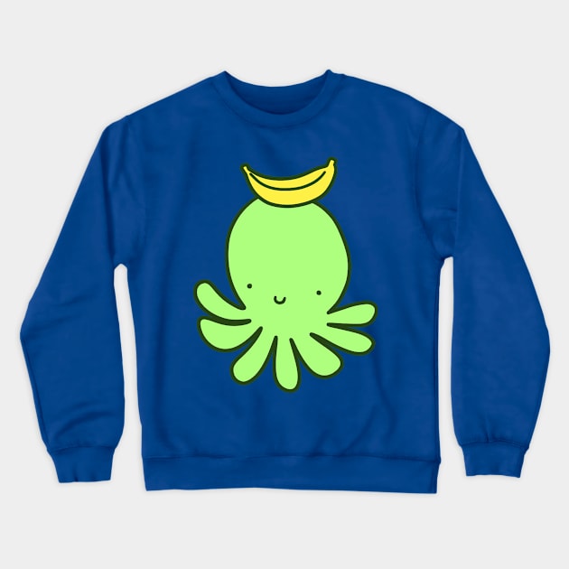 Banana Octopus Crewneck Sweatshirt by saradaboru